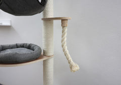 Kerbl 81545 Wall-Mounted Cat Tree Dolomit 2.0 Tofana 160cm Gray