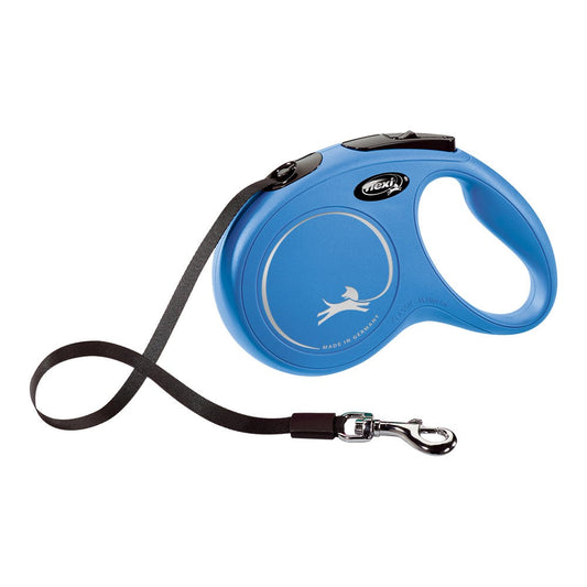 Dog Lead Flexi New Classic 5m Blue Size L