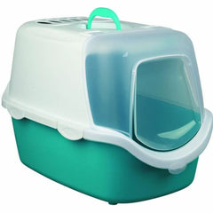 Cat Litter Box Trixie Vico Easy Clean Turquoise (40 x 40 x 56 cm)