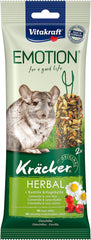 Nagersnack Chinchilla Emotion Kräcker, Herbal, 5X 2 St