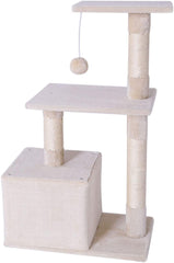 lionto KB00250 Cat Tree 85cm Beige