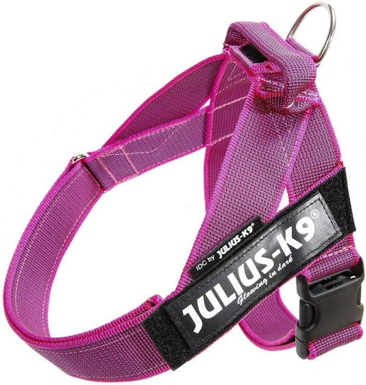 Julius-K9 IDC Color&Gray Lightweight Belt Harness M/Size 0 Pink