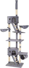 lionto KB00407 Cat Tree XXL 230-250cm Gray