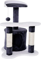 lionto KB00141 Scratching Post 65 cm Gray/White