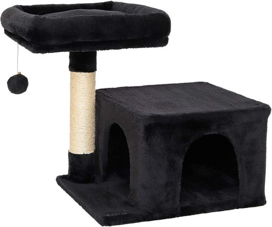 lionto KB00347 Cat Tree 50cm Black