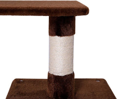 lionto KB00251 Cat Tree 85cm Brown