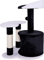 lionto KB00142 Scratching Post 65 cm Black/White