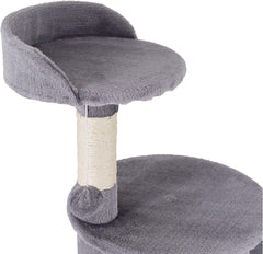 lionto KB00207 Cat Tree 112cm Gray