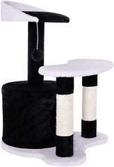 lionto KB00142 Scratching Post 65 cm Black/White