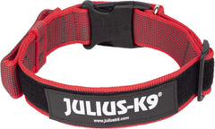 Julius-K9 IDC Color&Gray Collar With Handle 50mm Red