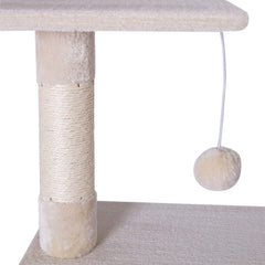 lionto KB00250 Cat Tree 85cm Beige