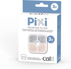 Catit 43721 Pixi Water Fountain Filter 3 Pack