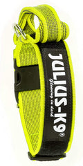 Julius-K9 IDC Color&Gray Collar With Handle 40mm Neon