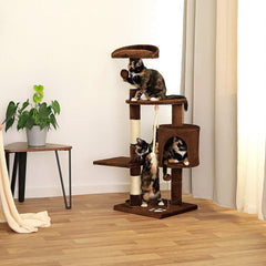 Lionto KB00202 Cat Tree 112cm Brown