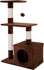 lionto KB00251 Cat Tree 85cm Brown