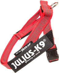 Julius-K9 IDC Color&Gray Lightweight Belt Harness XS/Mini-Mini Red