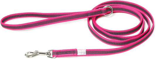 Julius-K9 IDC Color&Gray Leash With Handle 14mm 1.8m Pink