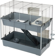 Ferplast Rabbit 100 Double Cage 99 x 51.5 x 92 cm Gray