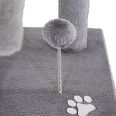 lionto KB00207 Cat Tree 112cm Gray