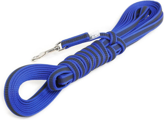 Julius-K9 IDC Color&Gray Leash With Handle 14mm 10m Blue