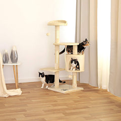 Lionto KB00201 Cat Tree 112cm Beige