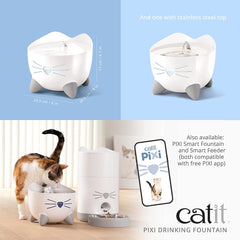 Catit Pixi Drinking Fountain For Cats 2.5L Mint Green