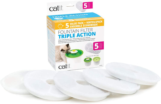 Catit Triple Action Filter 5 Pack