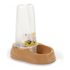 Pet feeding dish Beige (12 x 18,5 x 18,5 cm)