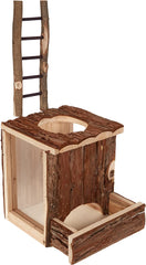 TRIXIE 62001 Natural Living Play and Burrow Tower