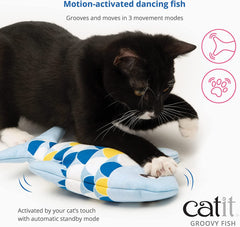 Catit Groovy Fish Motion Active Toy Pink