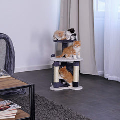 lionto KB00141 Scratching Post 65 cm Gray/White