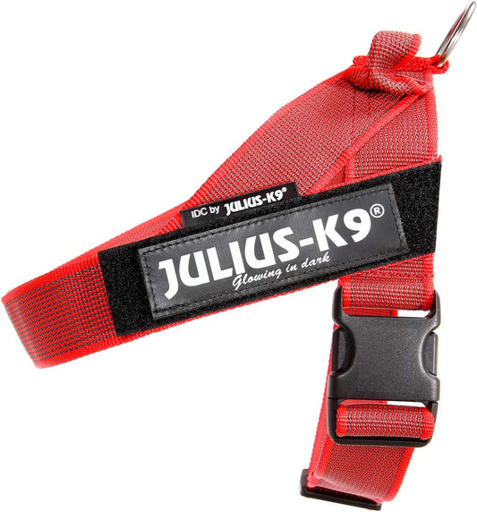 Julius-K9 IDC Color&Gray Lightweight Belt Harness M/Size 0 Red