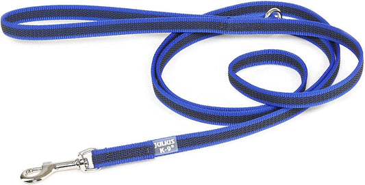 Julius-K9 IDC Color&Gray Leash With Handle 14mm 1.8m Blue