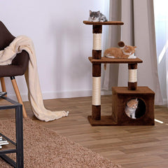 lionto KB00251 Cat Tree 85cm Brown