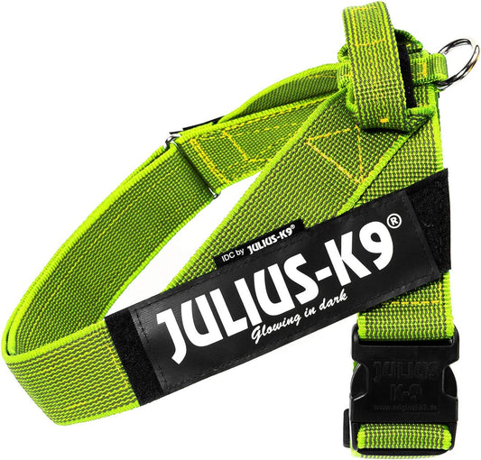 Julius-K9 IDC Color&Gray Lightweight Belt Harness XL/Size 2 Neon