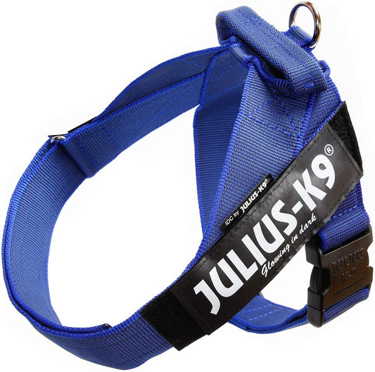 Julius-K9 IDC Color&Gray Lightweight Belt Harness XXL/Size 3 Blue