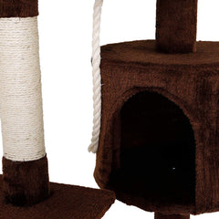 Lionto KB00202 Cat Tree 112cm Brown