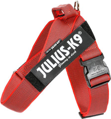 Julius-K9 IDC Color&Gray Lightweight Belt Harness L/Size 1 Red