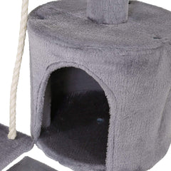 lionto KB00207 Cat Tree 112cm Gray