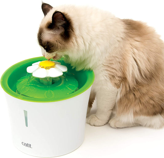 Catit 2.0 Flower Water Fountain 3L White/Green