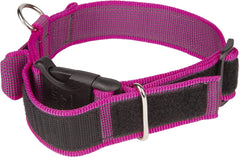 Julius-K9 IDC Color&Gray Collar With Handle 50mm Pink