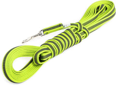 Julius-K9 IDC Color&Gray Leash With Handle 14mm 10m Neon