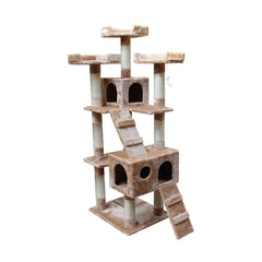 Scratching Post for Cats Nayeco Premium Lancelot Beige (60 x 50 x 178 cm)