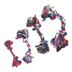 Dog chewing toy Gloria Multicolour Knot Cotton (29 cm)