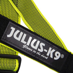 Julius-K9 IDC Color&Gray Lightweight Belt Harness M/Size 0 Neon