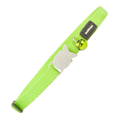 Cat Collar Red Dingo Lime (1,2 x 20-32 cm)