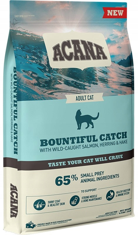 Acana Bountiful Catch Cat & Kitten Salmon, Herring & Hake 4.5 kg