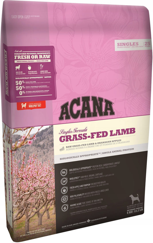 Acana Singles Adult Dog Grass-Fed Lamb 11.4kg