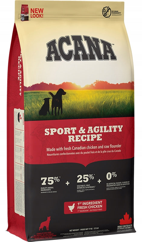 Acana Sport & Agility Adult Dog Chicken & Flounder 17 kg