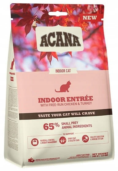 Acana Indoor Entree Cat & Kitten Chicken & Turkey 340g